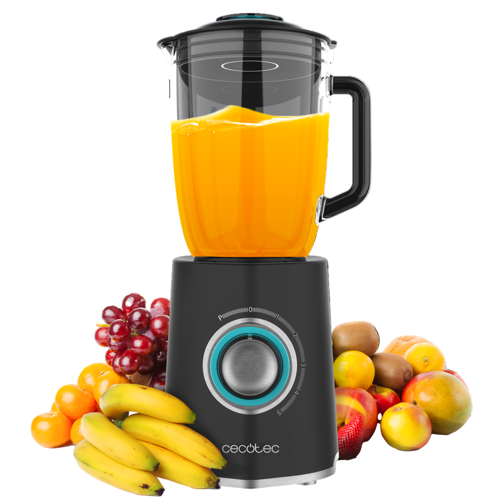 Cecotec Mix Go Blender, 2Lit, 2000Watts, Black Titanium