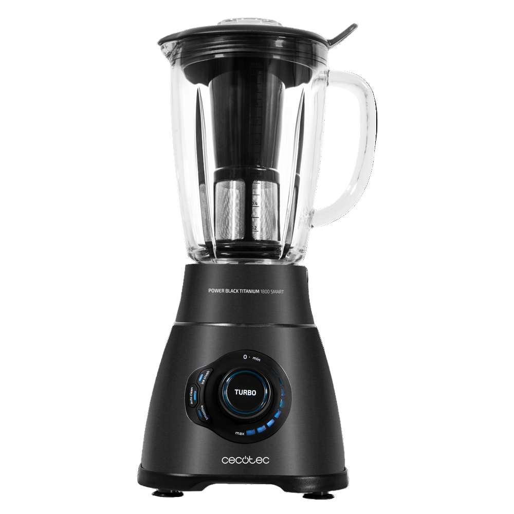 Cecotec American-style jug Blender, 2Lit, 2500Watts, Black Titanium