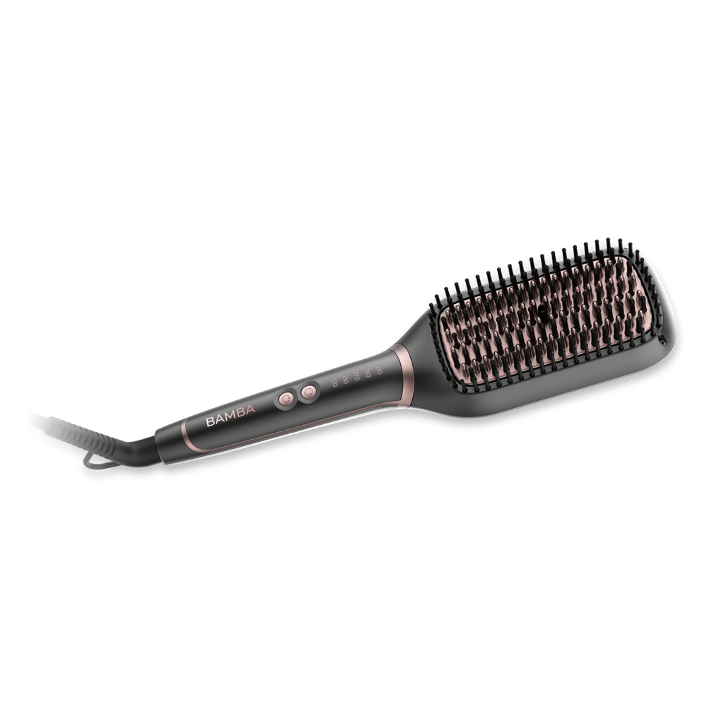 Cecotec Instant Care Square Brush, Hair straightening brush with adjustable temperature, 50Watts, Black Cecotec Instant Care Square Brush, Hair straightening brush with adjustable temperature, 50Watts, Black