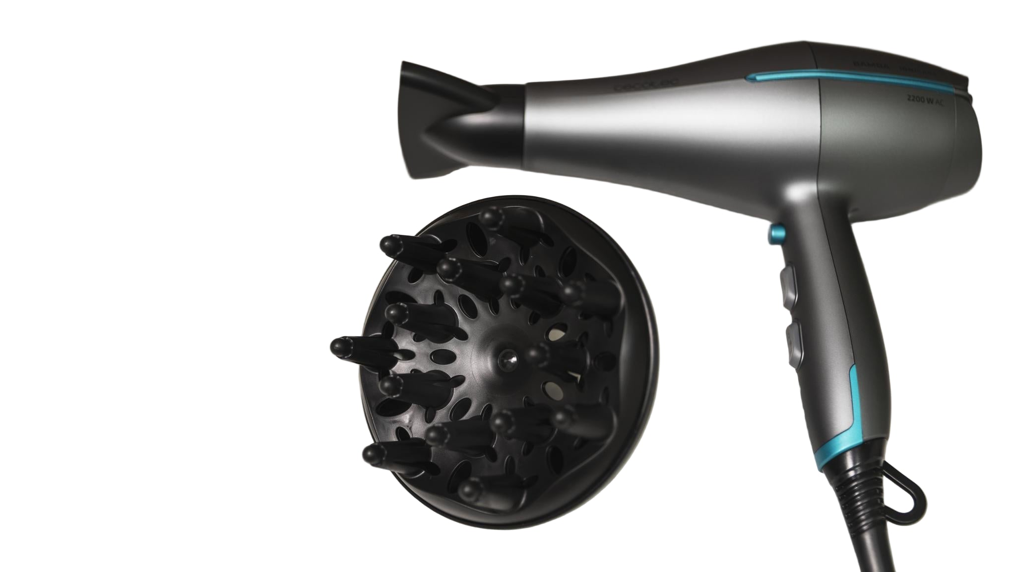 Cecotec Ioni care 5300 Maxi Aura, AC ionic Hair Dryer, 2200Watts, Black