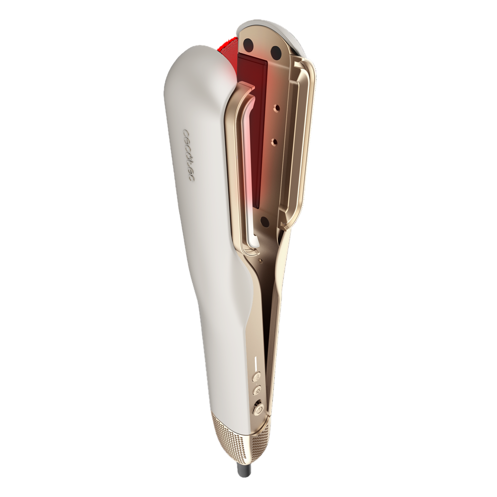 Cecotec Ritual Care Air Lisse 2in1, Air Hair Straightener, 2heads, 1000Watts, Champagne