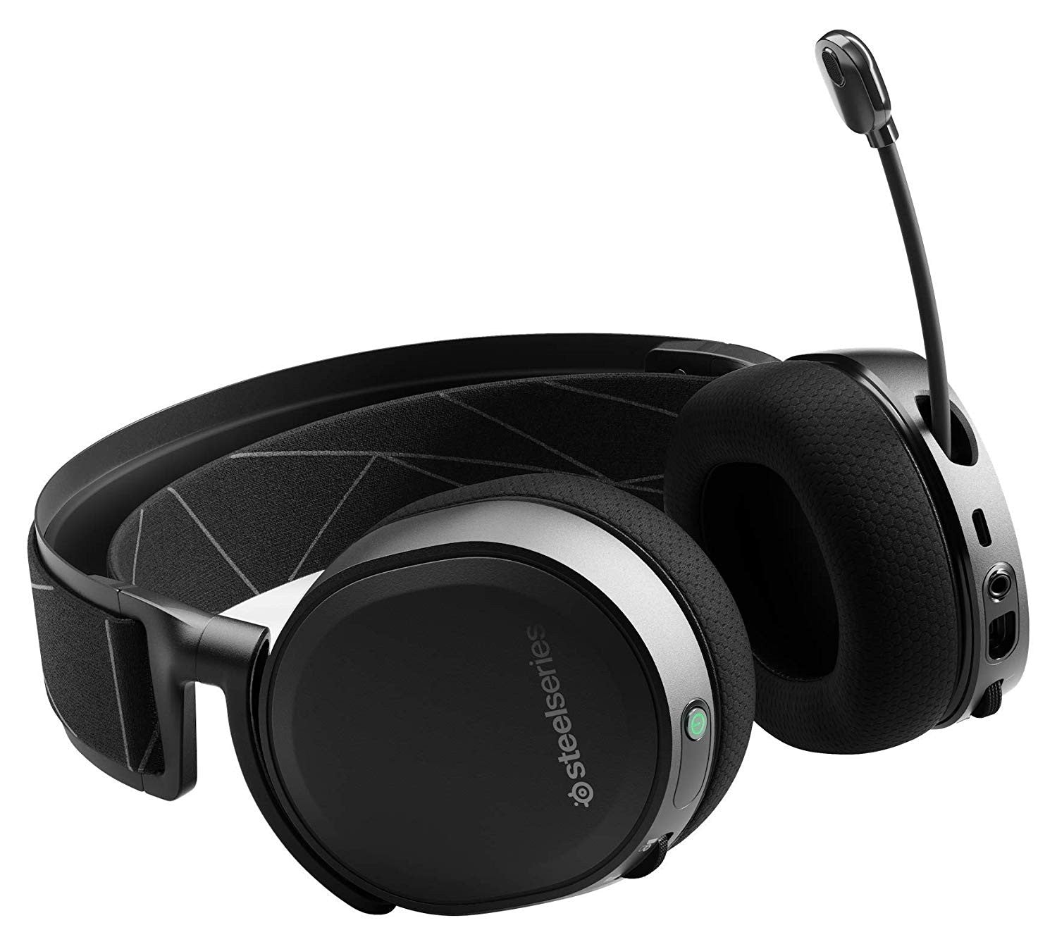 61505/SteelSeries Arctis 7 Black (2019 Edition) Lossless Wireless Gaming Headset with DTS H Black