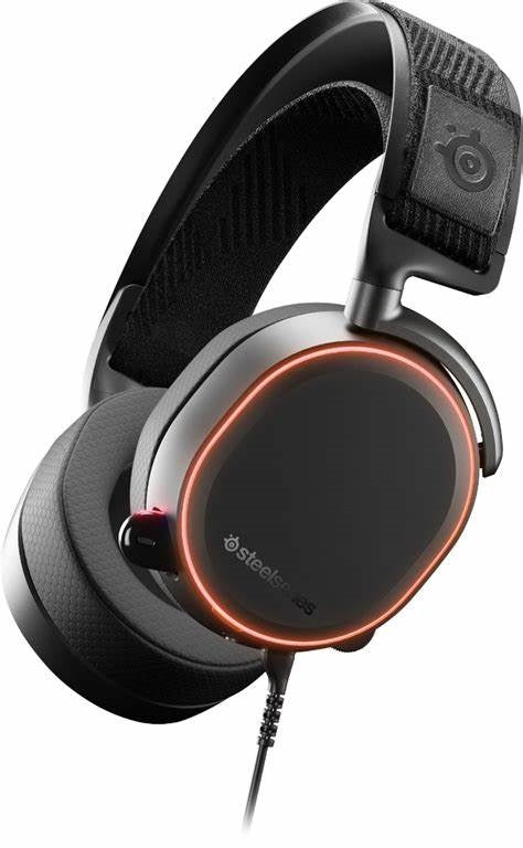 61486/SteelSeries Arctis Pro , igh Fidelity Gaming Headset - Hi-Res Speaker Drivers - DTS Headphone: