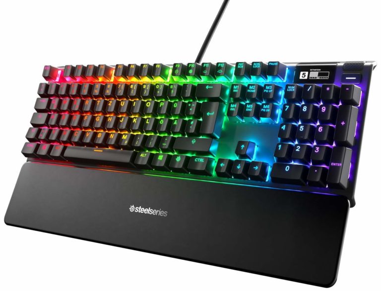 64795/SteelSeries Apex 3 - 10-Zone RGB Illumination – IP32 Water Resistant – Premium Magnetic Wrist