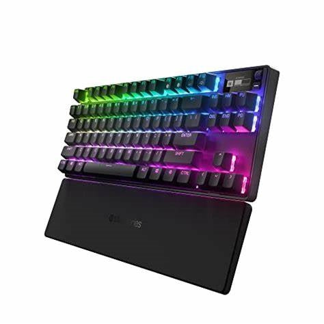 64734/SteelSeries Apex Pro TKL Mechanical Gaming Keyboard – World’s Fastest Mechanical Switches – OL