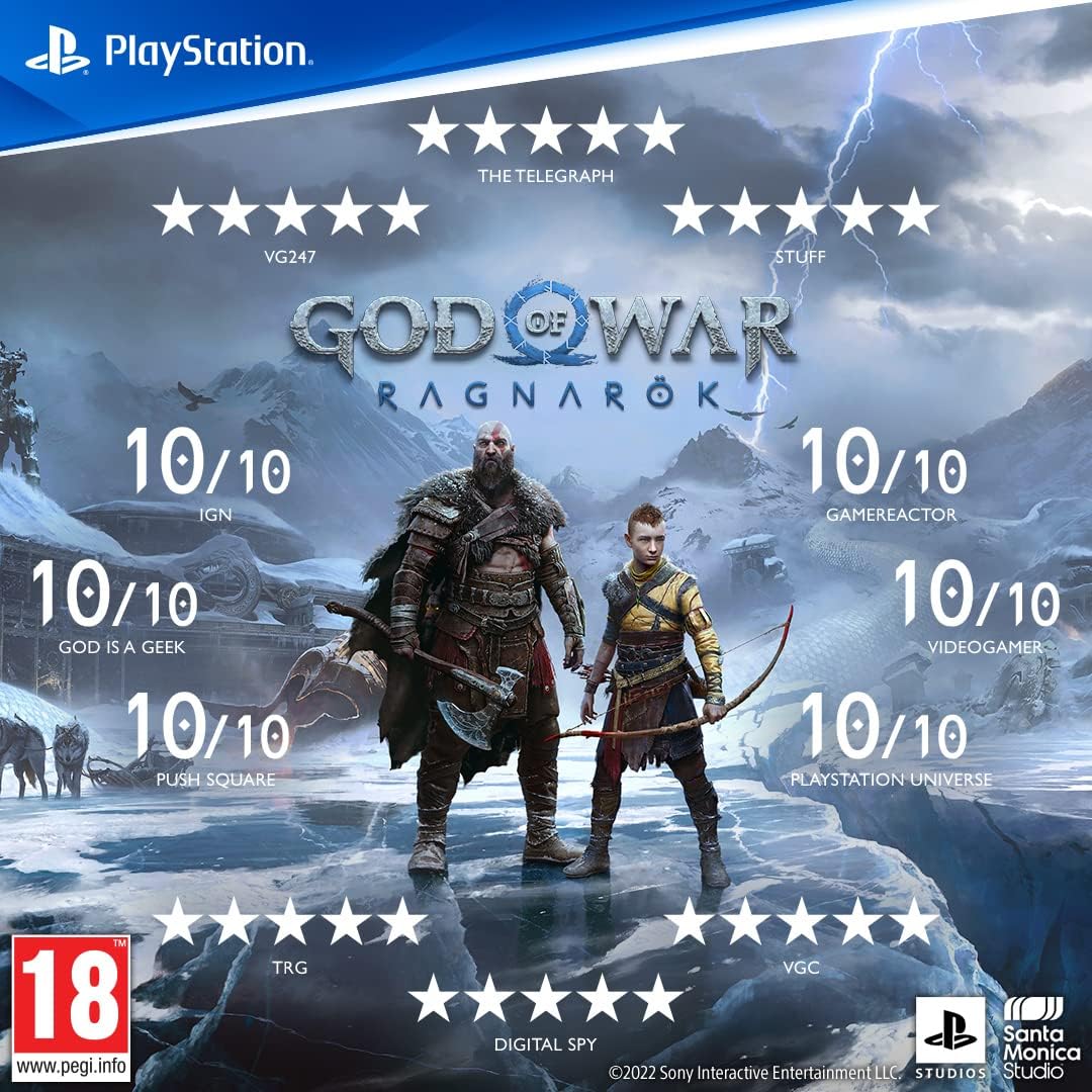 CUSA34386 / PS4 Games God Of War Ragnarok PS4 Game