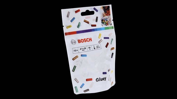 2608002004 / BOSCH  Gluey Sticks Transparent Additions-( Gluepen,Gluey),transparent 70 PIECES / Gluey Sticks