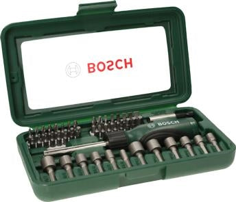 2607019504 /  BOSCH Screwdriver set (46 pcs), Green GREEN / Screwdriver