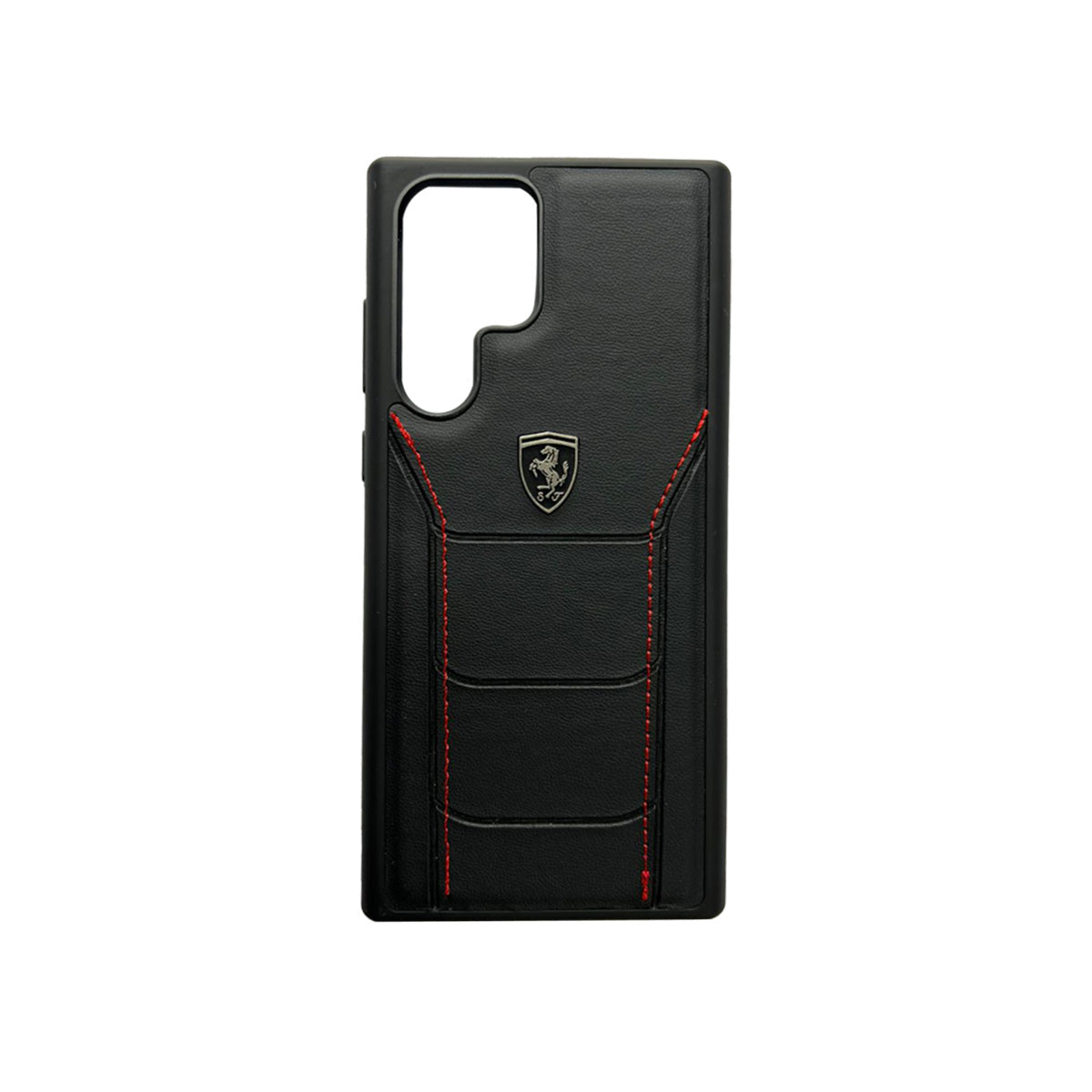 Ferrari Leather Protective Case For Sm S22 Ultra