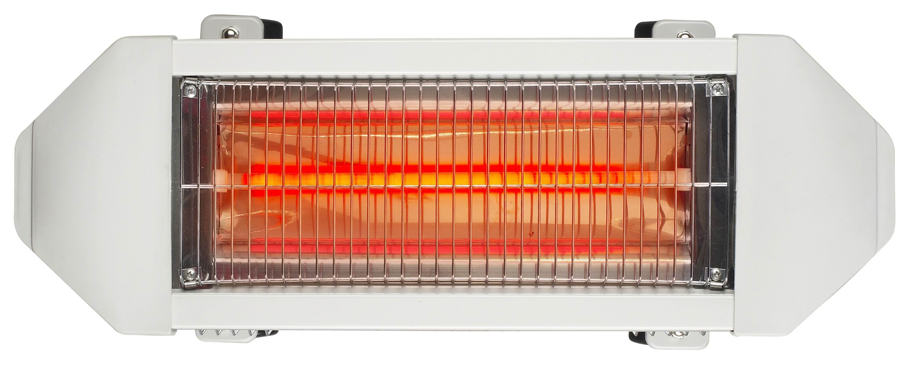 Mega Electric Heater, 4Quartz Tubes (3+1), 1800Watts, White
