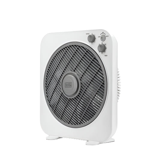 White and gray fan on a white background