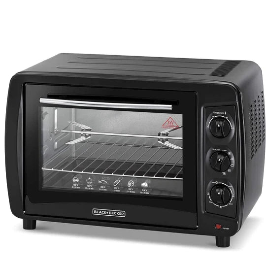 TRO35RDG-B5/Black + Decker_35L ,1500WToaster Oven with Double Glass_ÝÑä,BLACK BLACK / 35 L