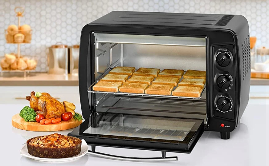 TRO35RDG-B5/Black + Decker_35L ,1500WToaster Oven with Double Glass_ÝÑä,BLACK BLACK / 35 L