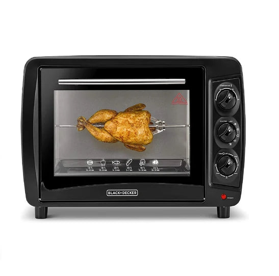 TRO35RDG-B5/Black + Decker_35L ,1500WToaster Oven with Double Glass_ÝÑä,BLACK BLACK / 35 L