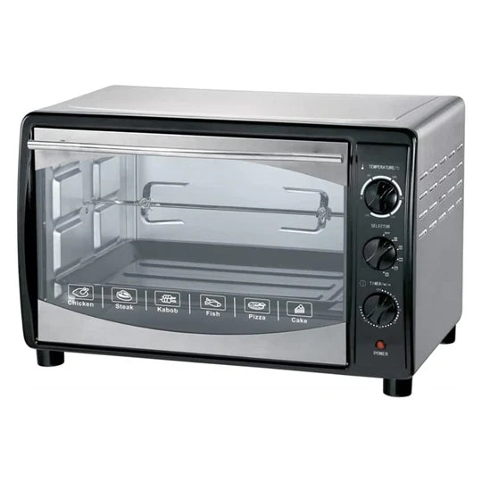 TRO60-B9/Black + Decker_42L,1800W Toaster Oven with Rotisserie_ÝÑä,BLACK