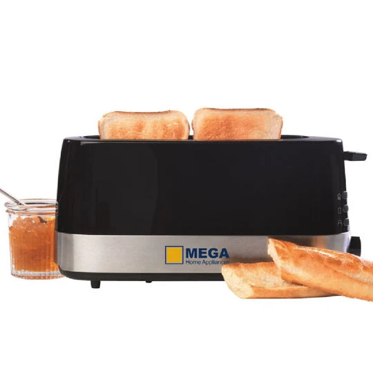 Mega Toaster 1 Slice, 750Watts, Black Mega Toaster 1 Slice, 750Watts, Black