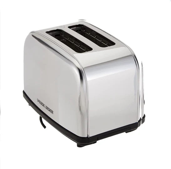 ET222-B5/Black + Decker_2 Slice SS Toaster Steel,1050W