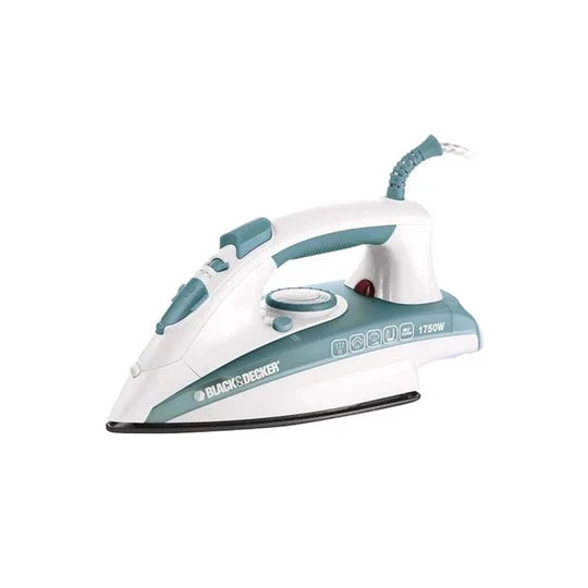 X1600-B5/Black + Decker_1750W Steam Iron,White