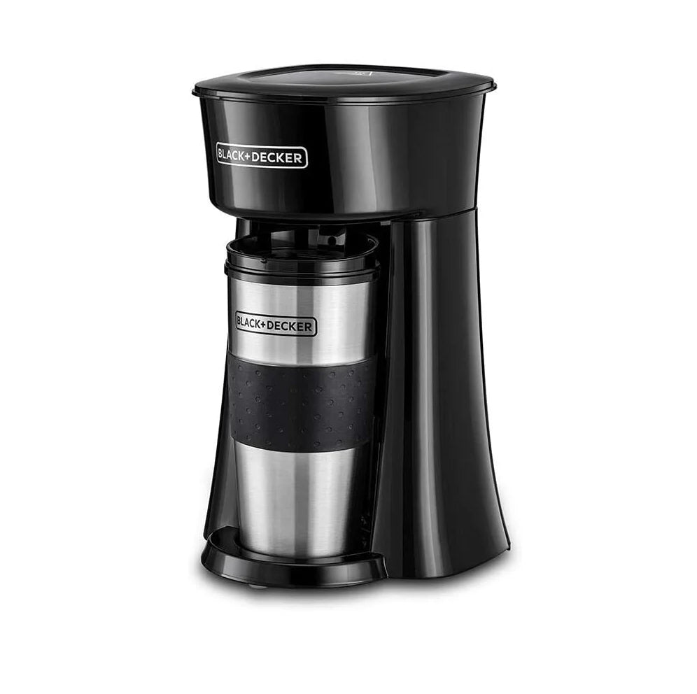 DCT10-B5/Black + Decker_COFFEE MAKER WITH TRAVEL MUG,BLACK,0.36L,AMERICAN 650 / 360ML / AMERICAN