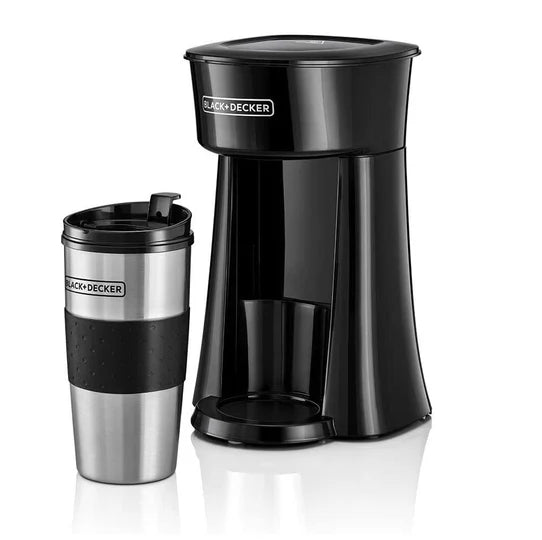 DCT10-B5/Black + Decker_COFFEE MAKER WITH TRAVEL MUG,BLACK,0.36L,AMERICAN 650 / 360ML / AMERICAN