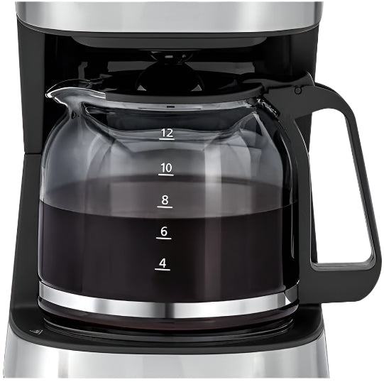 Black & Decker Coffee Maker, 12Cup, 900Watts, Black / Silver
