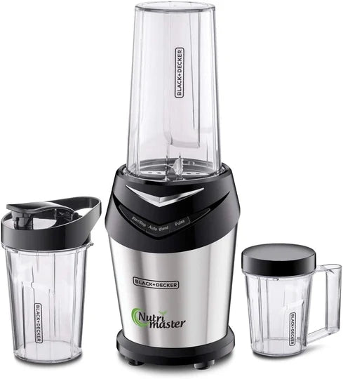 NE600-B5/Black + Decker_600W Nutri Master,Black & Silver,600Watt,0.5L 600 / 0.5L / 1