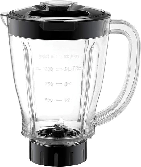 BX365-B5 / Black + Decker B+D_400W Blender with 2 Grinders, Black 400 / 1.5L / 3