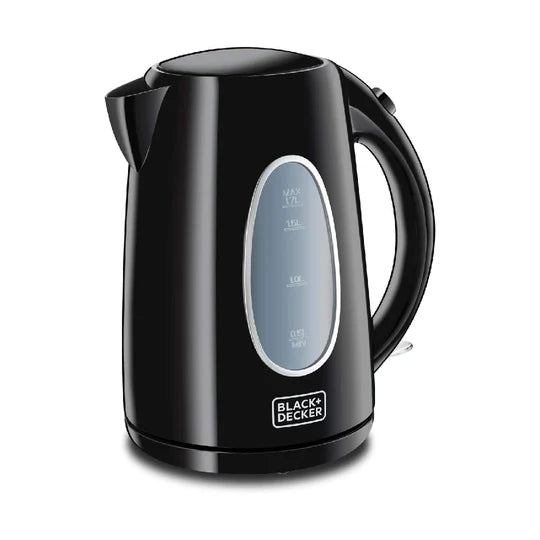 JC69-B5/Black + Decker_1.7L Plastic Water kettle,Watt 2200,BLACK BLACK / 1.7 L