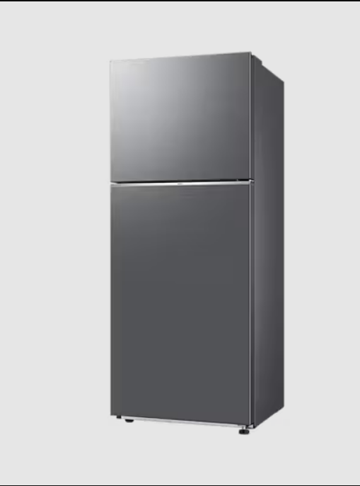 Samsung Top Mount Freezer Refrigerator, 391L Net Capacity, Silver, Space Max