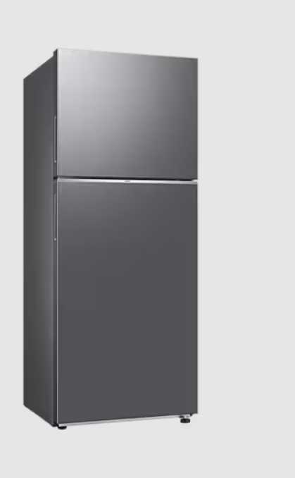 Samsung Top Mount Freezer Refrigerator, 391L Net Capacity, Silver, Space Max