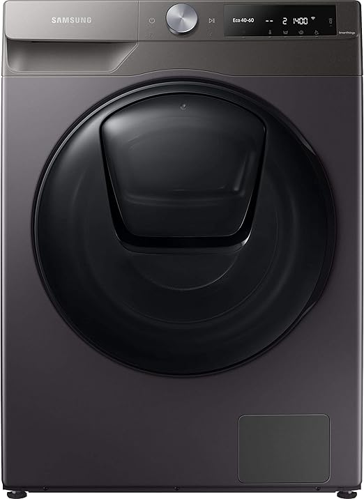 Samsung Washer Dryer, Eco Bubble - Mixes air, Water, Silver