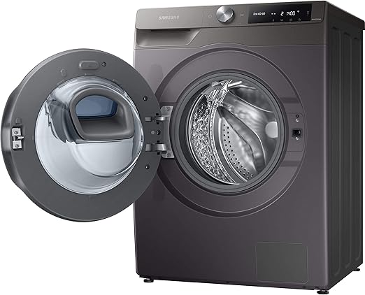 Samsung Washer Dryer, Eco Bubble - Mixes air, Water, Silver