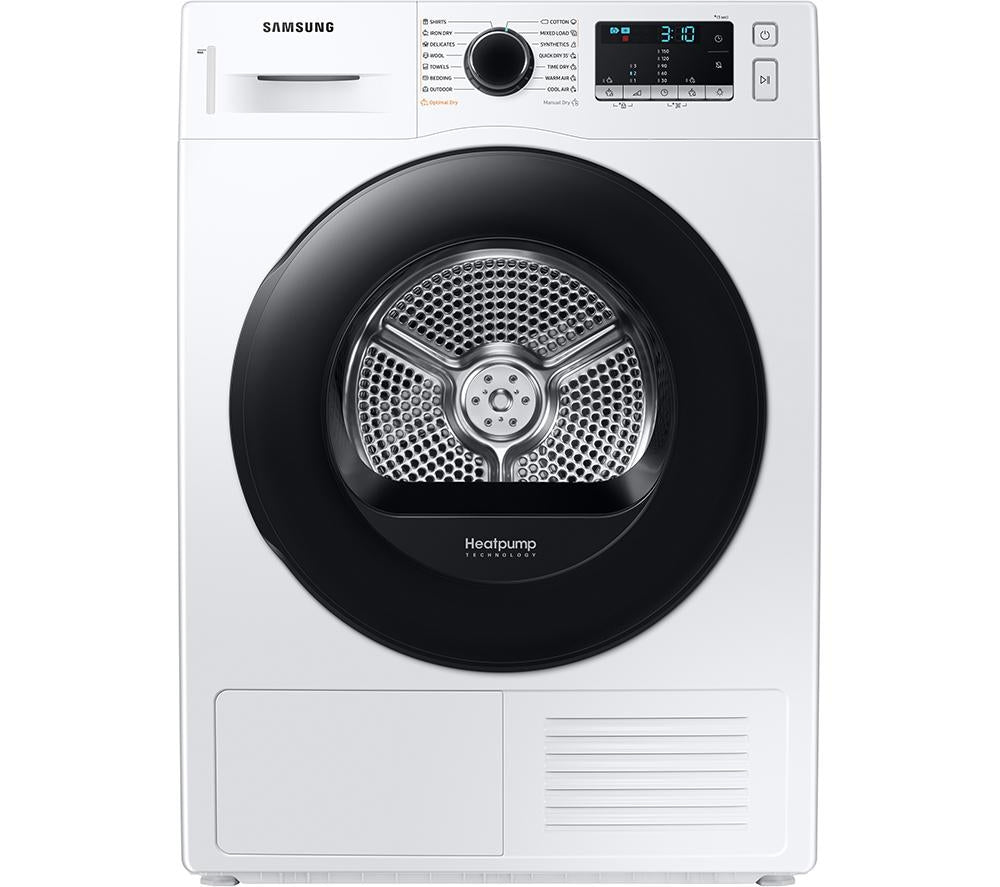 DV90TA040AE/EU/samsung  Dryer DV5000 Heat Pump Tumble Dryer A++, Reversible Door OptimalDry Heat Pum 9KG / A++ / 17