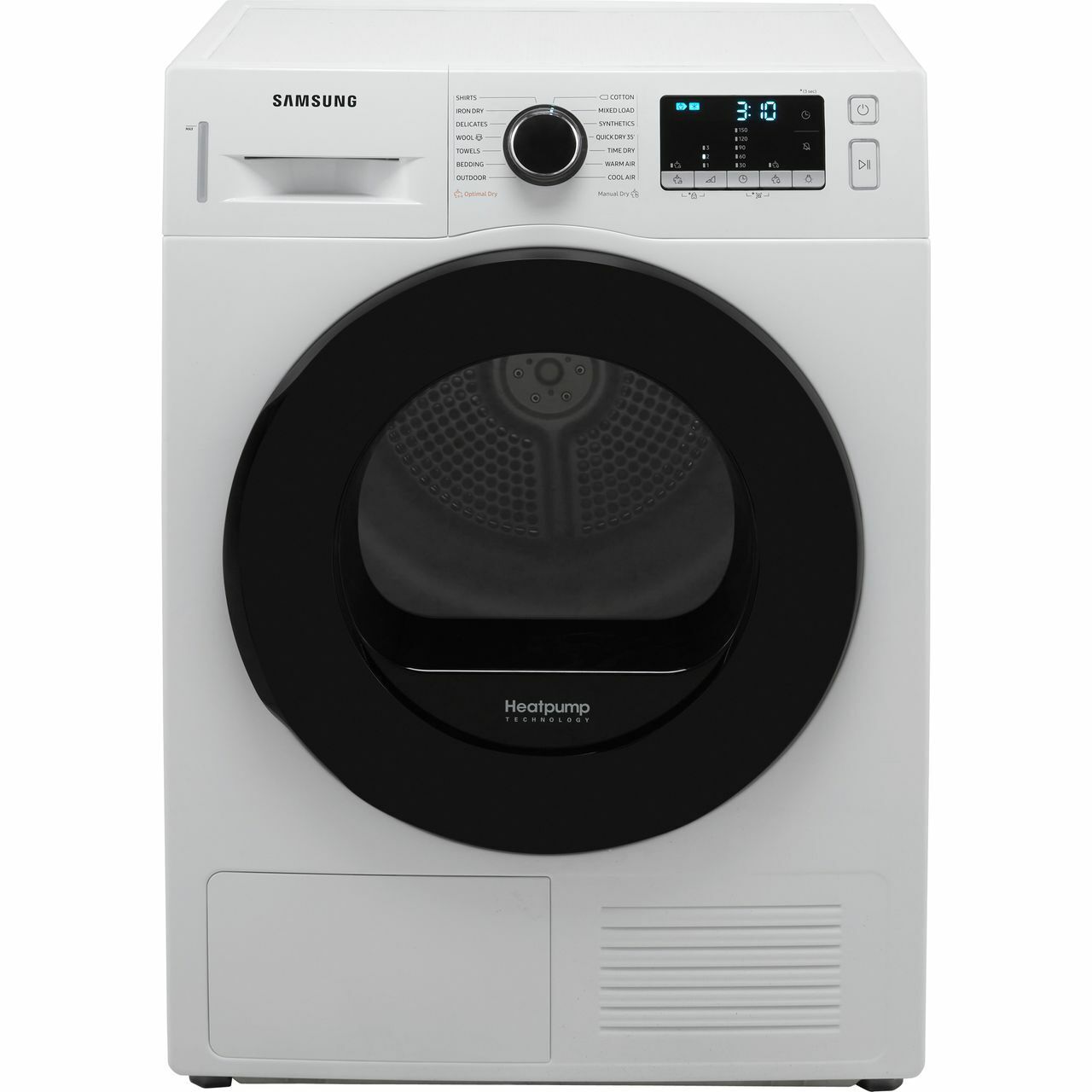 DV80TA020AE/EU/samsung  Dryer DV5000 Heat Pump Tumble Dryer A++, 8kg Heat Pump Technology OptimalDry 8KG / A++ / 14