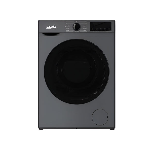 Samix Front Load Washing Machine, 8KG, 1400Rpm, Black