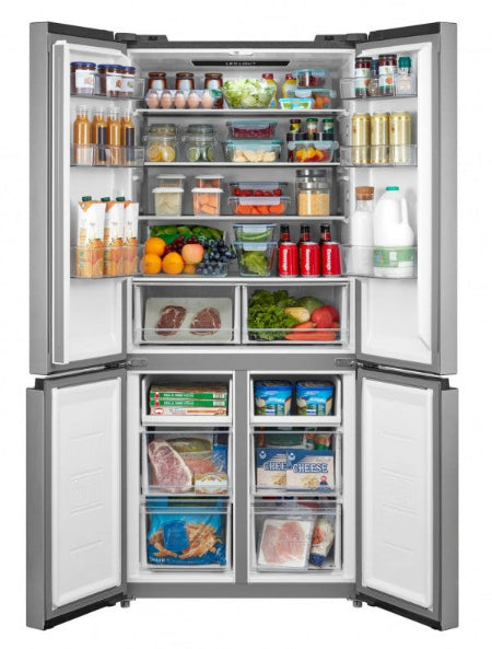 Samix Refrigerator Side by Sie A+, 485Lit, No Frost, Silver