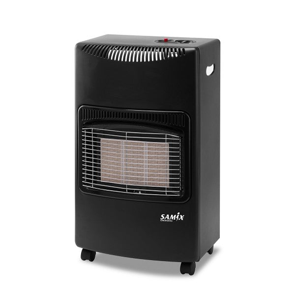 Samix Gas Heater Full Safety, 3 Ceramic Plate, Black