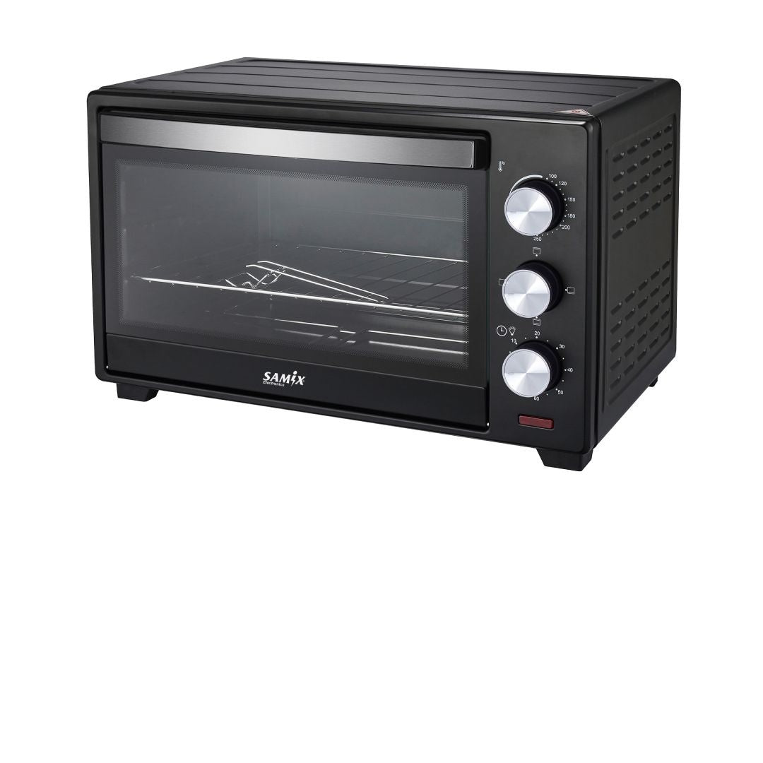 Samix Electric Oven Glass Door, 38Lit, Black