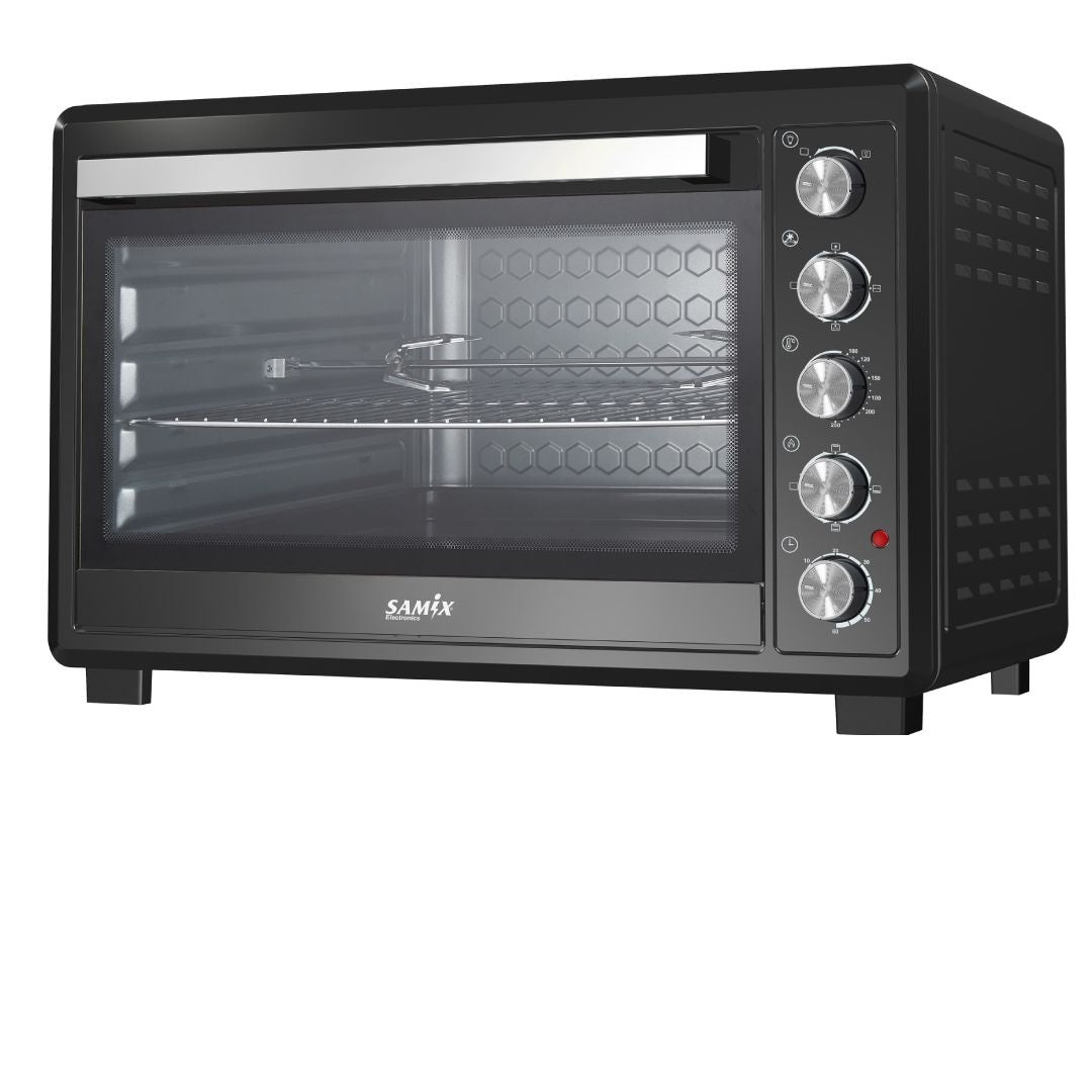 Samix Electric Oven Glass Door, 100Lit, Black