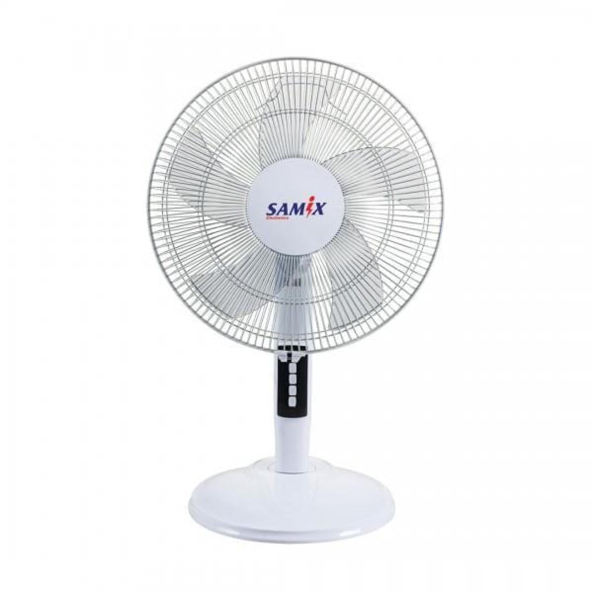 TF-1603/SAMIX Table  Fan 16" , 3 Speeds, 5 Blades,  White + Black) SAMIX / Black