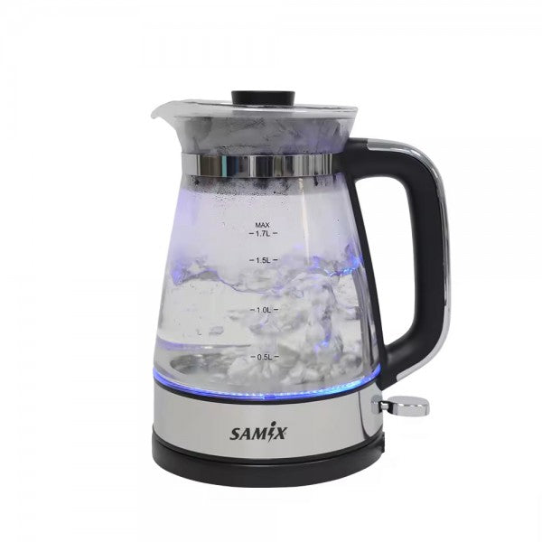 Samix Electric Kettle, 1.7Lit, 2200Watts, Glass Samix Electric Kettle, 1.7Lit, 2200Watts, Glass