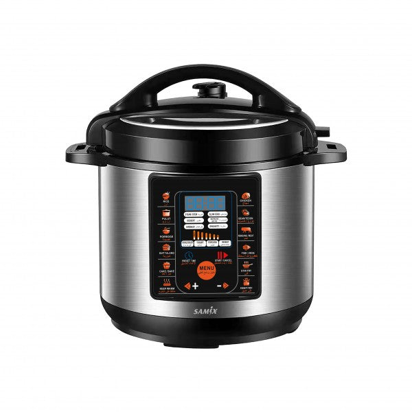 SNK-PC8S / SAMIX PRESSURE COOKER 8 L 220-240 V  1350 W Black&steel 8 L / 1350 WATT / Black&steel