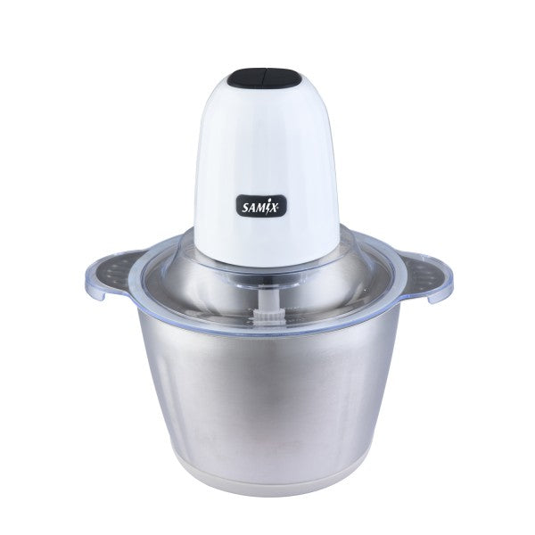 Samix Chopper Button with Safety Switch, 2Speeds, 450Watts, Silver Samix Chopper Button with Safety Switch, 2Speeds, 450Watts, Silver