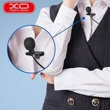 XO-MKF 03/AGTC Lavalier Microphone iPhone Microphone / Black / wired