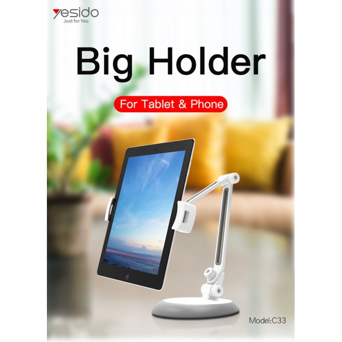 C33/Yesido Smart Tablet Holder HOLDER / Black / N/A