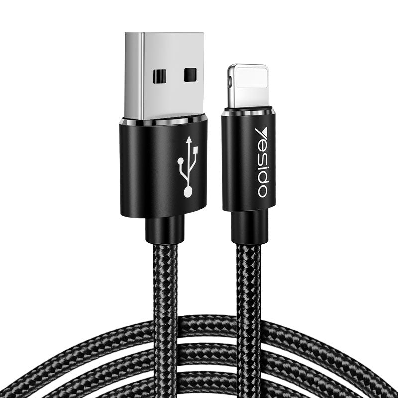 CA58 /Yesido Lightning Data Cable/  Type-C Data Cable 3000MM  Black Type-C / Black / N/A