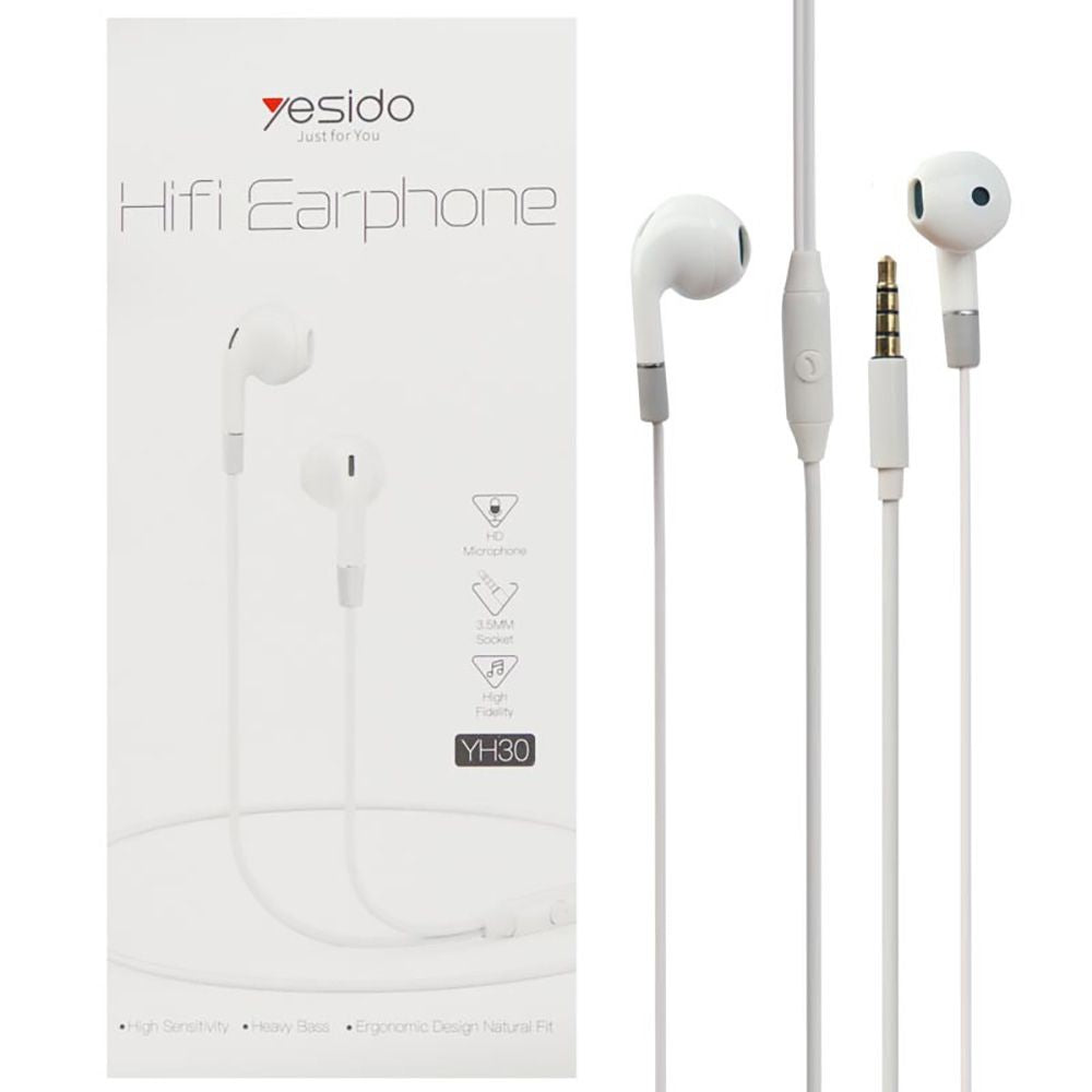 YH30/Yesido  Hifi EarPhone Earphone / Black / Wired