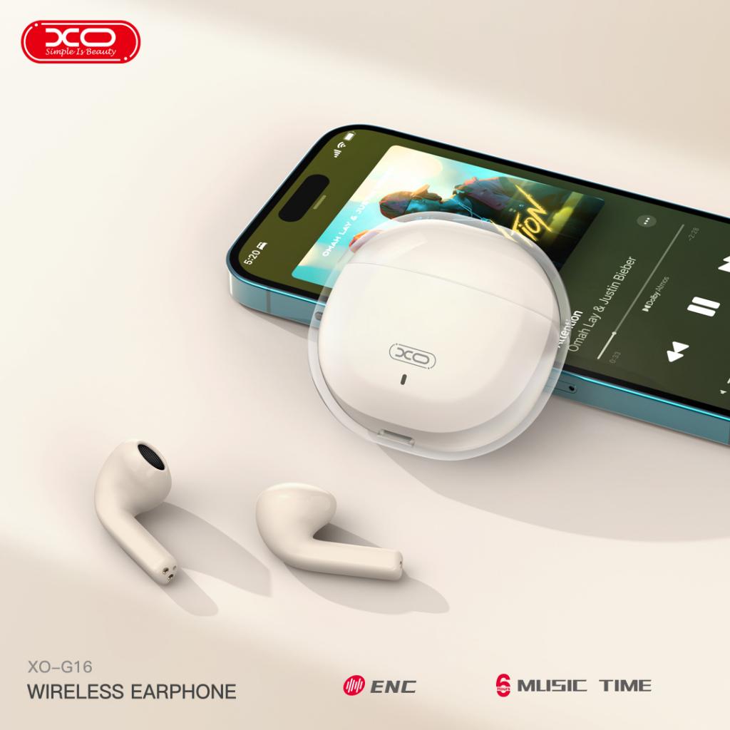 "XO-G16/XO ENC wireless earphone Super design. Earphone / Black / WIRELESS