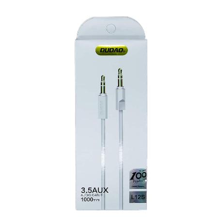 Dudao AUX 3.5 Audio Cable, 1Mm, White