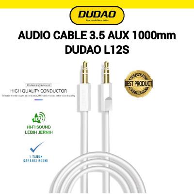 Dudao AUX 3.5 Audio Cable, 1Mm, White